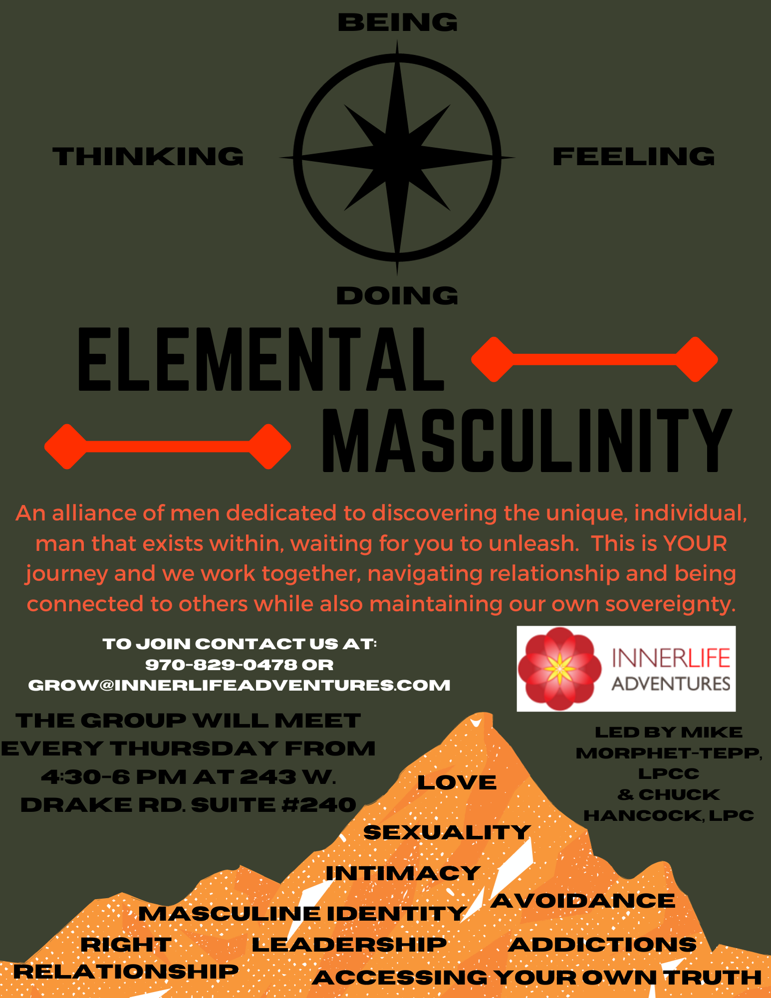 Elemental Masculinity Flyer